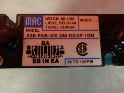 USED MAC 92B-FAB-000-DM-DDAP-1DM