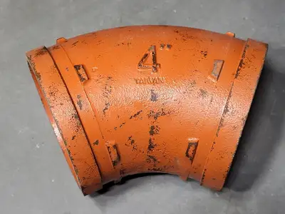 4" Grooved end 45 deg Elbow Fitting 7111
