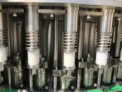 USED 2017 ZHANG J IAGANG, BEIJING CHINA TRI-BLOCK 40 VALVE BOTTLE RINSER, FILLER, CAPPER