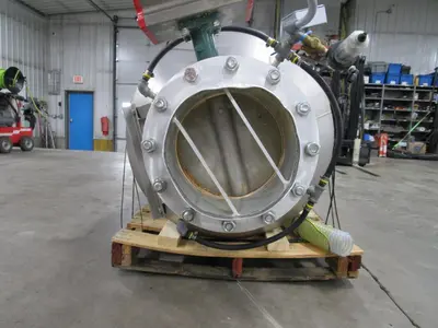 Smoot SS Scaling Hopper w/ Load Cells, Readout, and Control Panel
