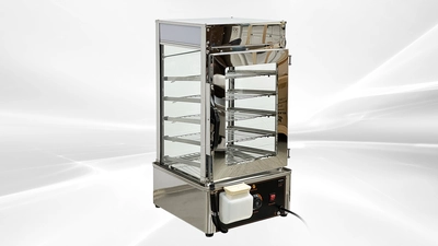 171-0420 15" Electric Bun Steamer Warmer Display Hot Case