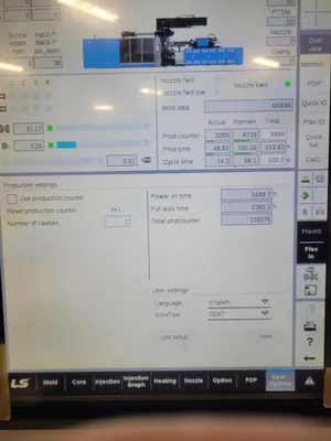 2022 LS MTRON ONE 550 i30 Horizontal Plastic Injection Molding Machines | JYC MACHINERY (7)