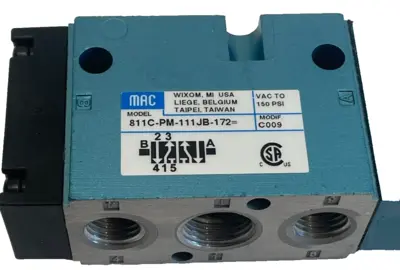 NEW MAC VALVES 811C-PM-111JB-172 SOLENOID VALVE 811CPM111JB172