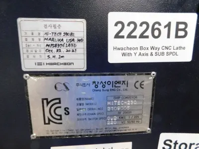 2021 HWACHEON HI-TECH 230BL YSMC CNC Lathes | Ditter Industries Inc. (21)