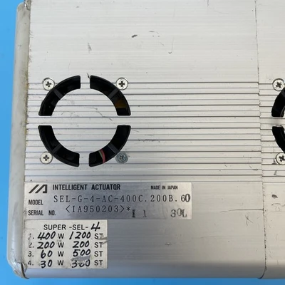 USED IAI SEL-G-4-AC-400c.200B.60