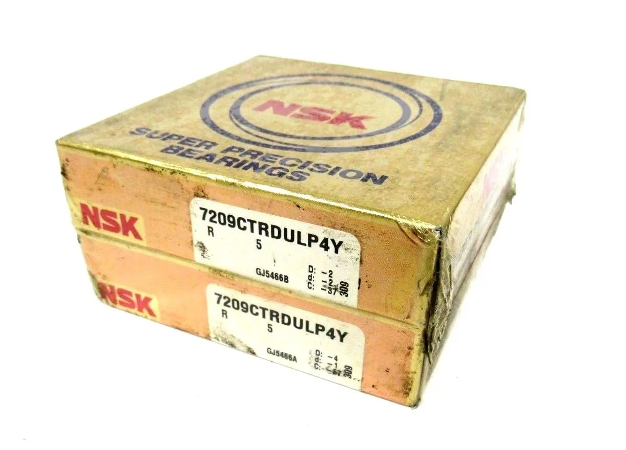 NEW NSK 7209CTRDULP4Y SUPER PRECISION BEARING SET