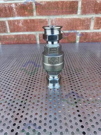 Used DFT VALVES 1 SCV CHECK VALVE 510 PSI W/ 1" SANITARY FITTING Valves/Fittings California US | Equipment Lab #485843