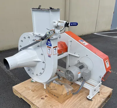 USED CSE BLISS, KICE INDUSTRIES, VENTURI JET COMPLETE HAMMER MILL SYSTEM (SEE BELOW FOR COMPONENTS)