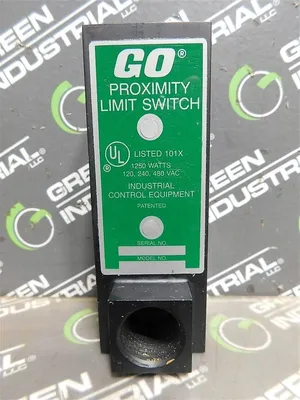 Go Systems 111110 Proximity Limit Switch 1250 Watts 120/240/480/600 VAC New No Box