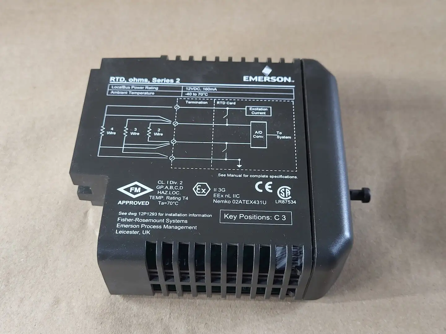 USED FISHER-ROSEMOUNT SYSTEMS KJ3225X1-BA1