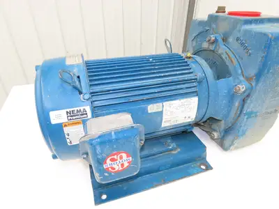 Barmesa BSP20CCE3-T Self Priming Centrifugal Trash Pump 400 GPM 3x3"NPT 10Hp 3PH
