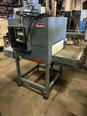 SHANKLIN # T-6XL SHRINK TUNNEL W/ SS MESH BELT CONVEYOR