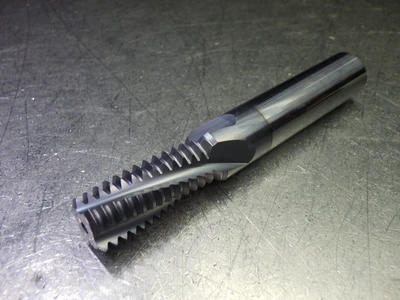 Carmex .567" 4 Flute Coolant Thru Carbide Thread Mill MTB0625D1310UNMT7 (LOC1401A)