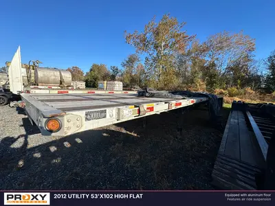 Used 2012 UTILITY 48'X102 HIGH FLAT Flatbed Trailers Pennsylvania US | Proxy Equipment #1379175