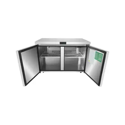New | in-Stock Atosa New Atosa MGF8402GR 48'' (2) Door Undercounter Refrigerator Undercounter Refrigerators Illinois US | Falcon Restaurant Supply #1375485