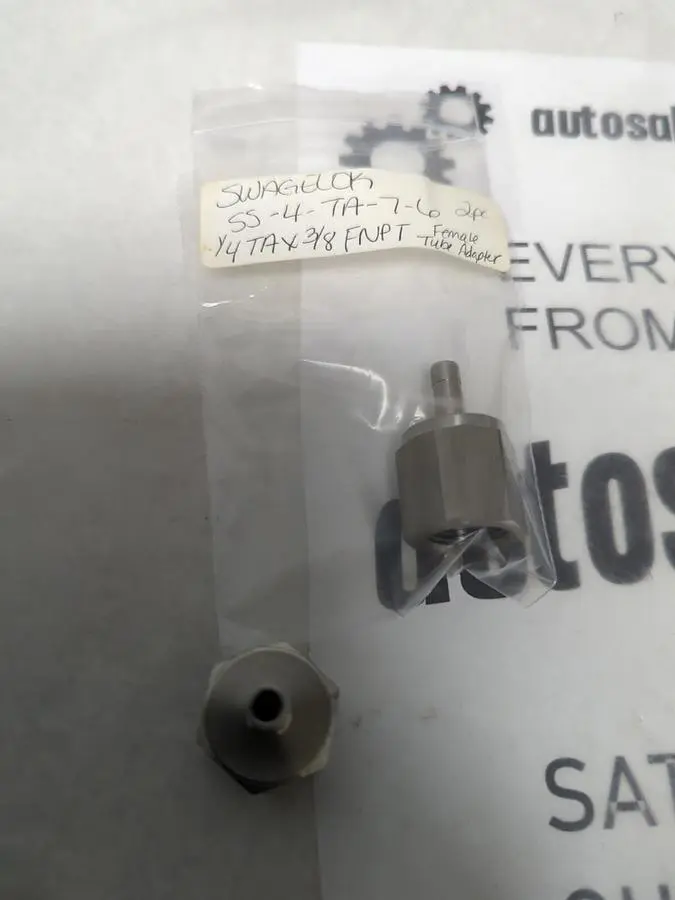New | in-Stock SWAGELOK SS-4-TA-7-6 Valves/Fittings | Surplus Asset Holdings #1216552
