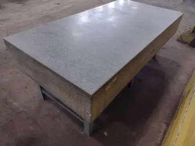 8' X 4' X 14" CHALLENGE PRECISION LAYOUT INSPECTION GRANITE TABLE: STOCK #23799