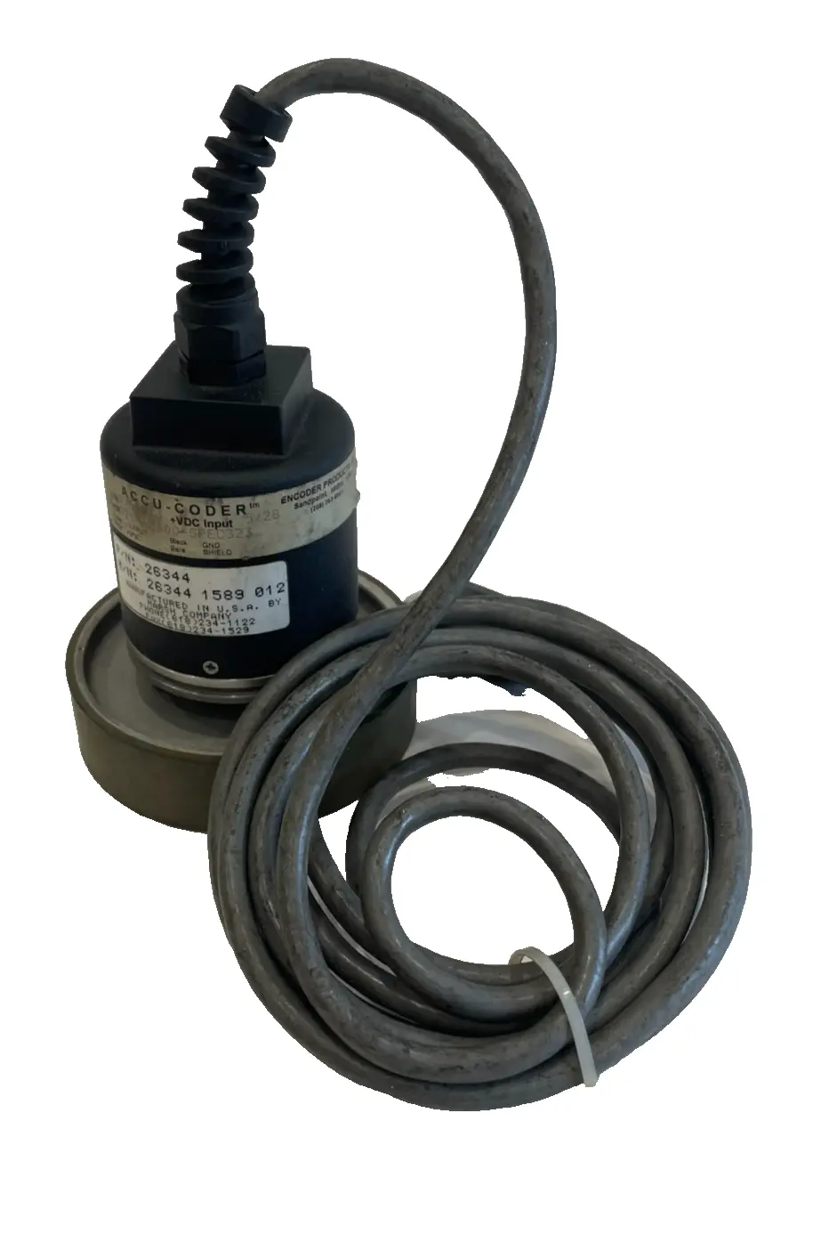 USED ACCU-CODER 725N-3600 ENCODER 26344 725N3600 SPEC323