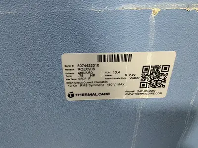 Used THERMAL CARE RQE0908 Misc Plastics Equipment Ohio US | HGR 24 #1332748