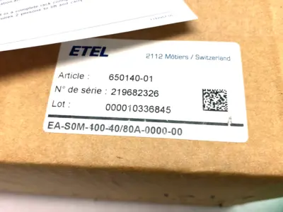 NEW ETEL ACCURET POWER SUPPLY UNIT