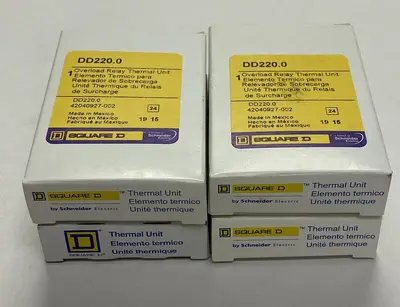 New | in-Stock SQUARE D DD220 Heaters Ohio US | Surplus Asset Holdings #1234540
