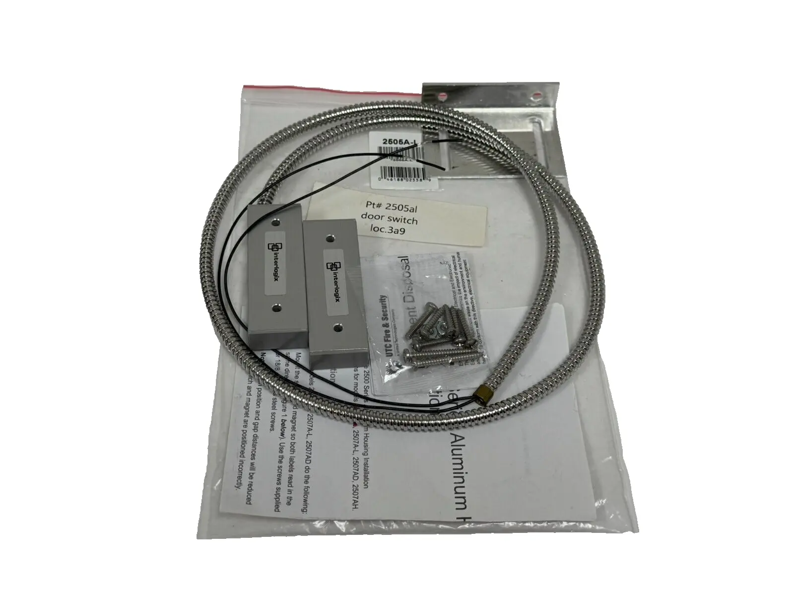 NEW UTC INTERLOGIX 2505A-L DOOR SWITCH 2505AL