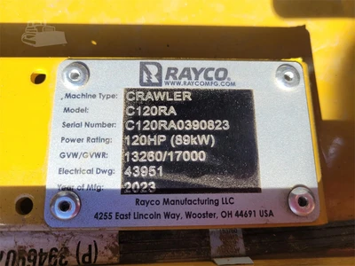 New | in-Stock 2023 RAYCO C120R Forestry Grinders South Carolina US | National Equipment Dealers #1422834