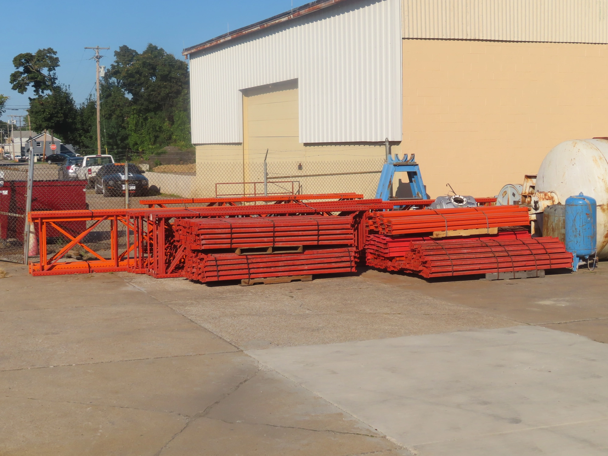Pallet Racking, 42" wide, 8'6" beams, sell as a lot or in sections