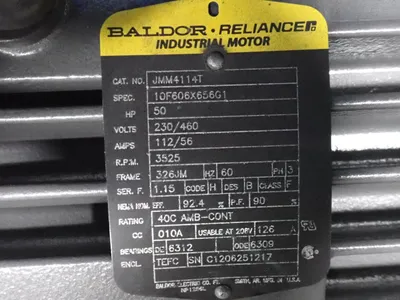 USED BALDOR JMM4114T