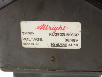 Hyster RU280B-5166P Forklift Curtis Albright DC Motor Contactor Off Hyster E80XN