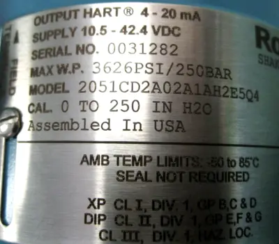 NEW Rosemount 2051CD2A02A1AH2E5Q4