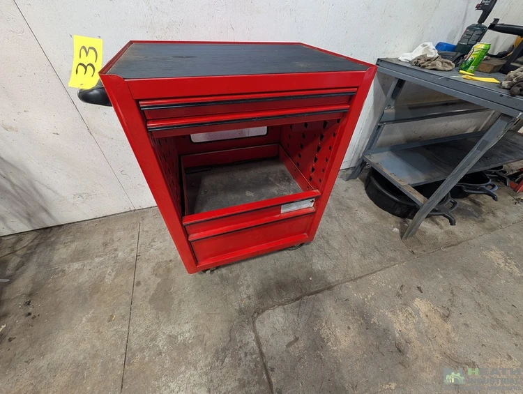 Used _UNKNOWN_ BLUEPOINT COMPUTER CART WITH FOUR DRAWERS 27 X 20 X 37 Tool Carts Illinois US | Heath Industrial Auction Services #1546807