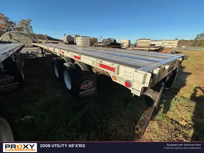 Used 2008 UTILITY 48'X102 Flatbed Trailers Pennsylvania US | Proxy Equipment #1379054
