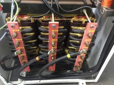 Used 80 KVA Dry Type Transformer HV 480  LV 116 / 202 Model DTF 80 Trafo Modern TESTED