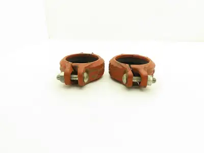 Victaulic Style 07 Zero Flex 3" Grooved Pipe Coupling w/Gasket Lot of 2