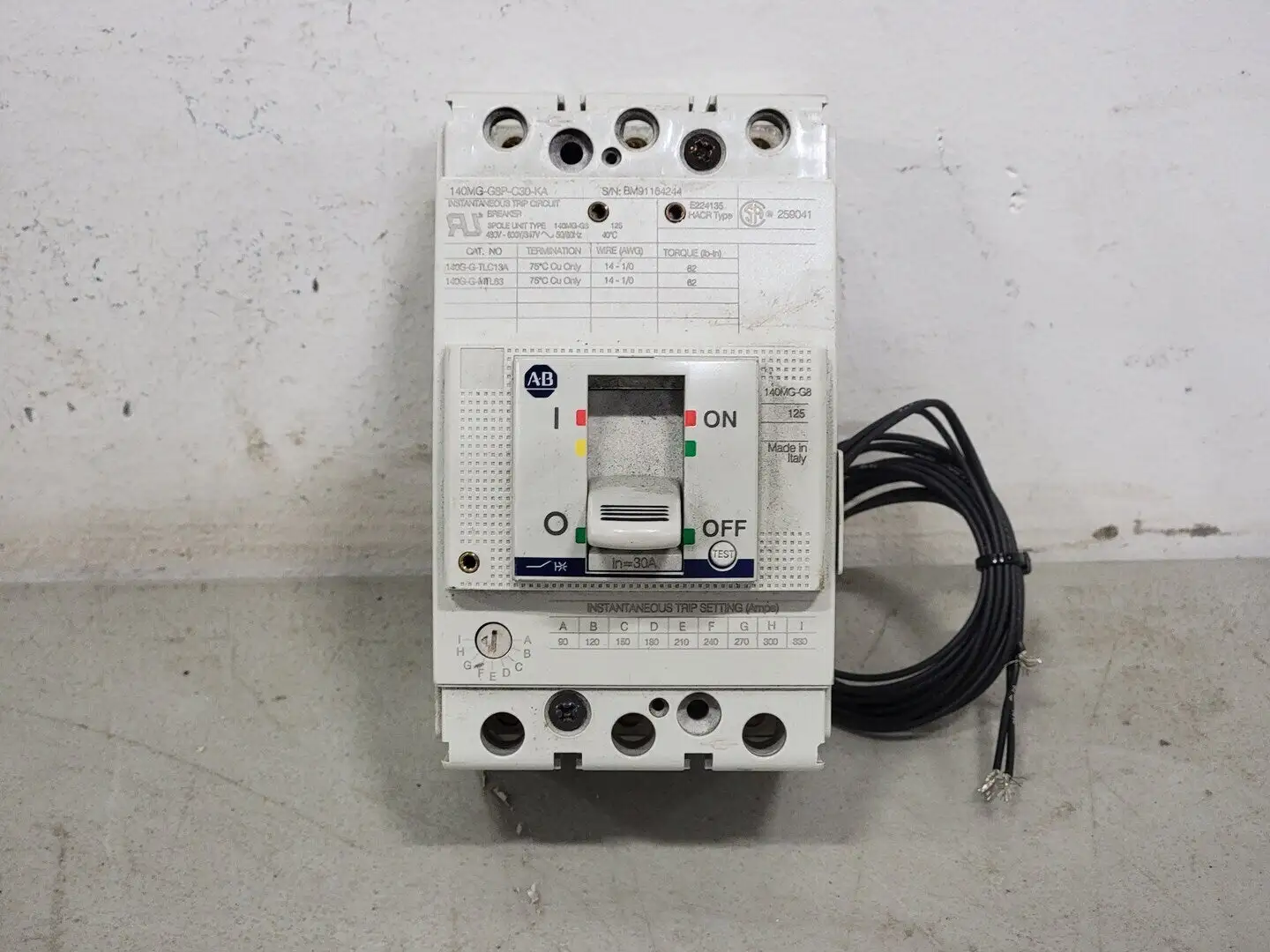 New | in-Stock ALLEN-BRADLEY 140MG-G8P-C30-KA Switchgears British Columbia CA | Lenmark #240849