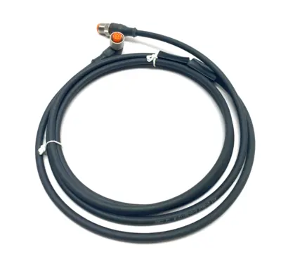 USED LUMBERG AUTOMATION DOUBLE ENDED RIGHT ANGLE CORDSET 8-PIN M TO F