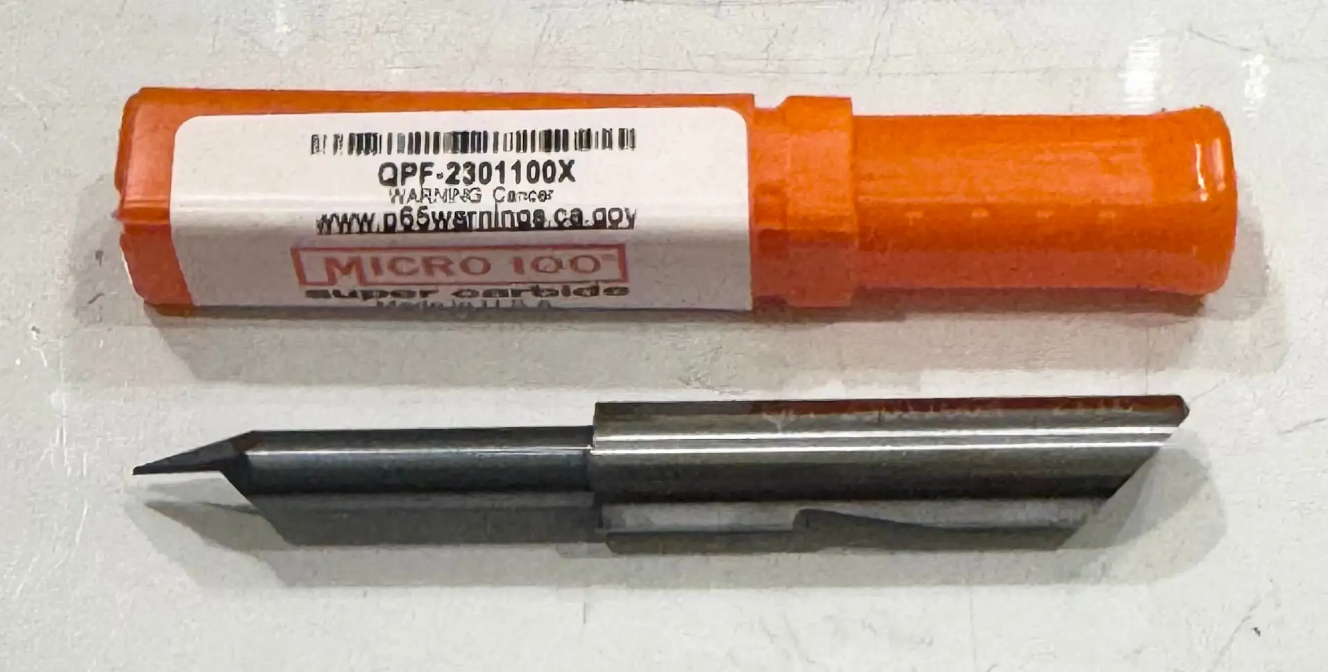 Micro 100 .2300" Min Bore Quik Boring & Profiling Tool, 2-1/2" OAL, AlTiN