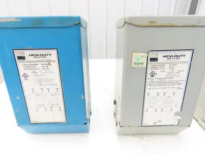 Hevi-Duty HS1F750B Transformer 0.75 KVA 1Ph HV 240/480 LV 120/240 Lot of 8