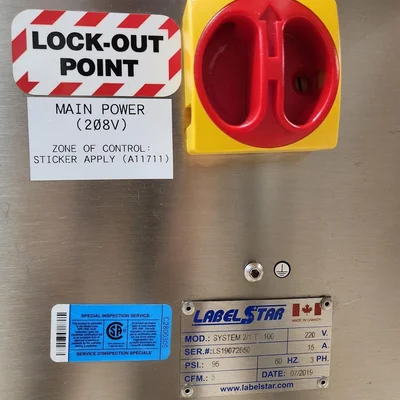 Labeler Label Star by Capmatic Model  System 2/1 T-100 # 2546
