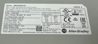 USED ALLEN-BRADLEY POWERFLEX 525