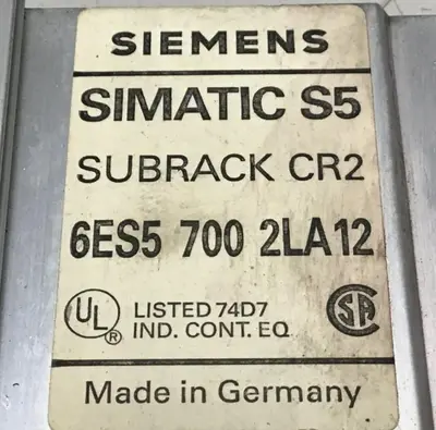 USED SIEMENS 6ES5 700-2LA12