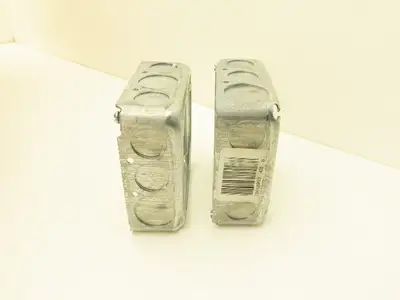 Crouse-Hinds TP428 4" Square Box Extension Ring 1-1/2" Deep w/Knockout Lot of 50