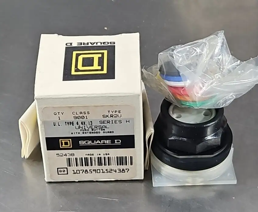 Square D 9001 SKR2U Ser H Push Button. Loc4B-18