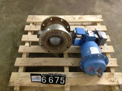 Neles Jamesbury 8"-150 V-Ball Control Valve