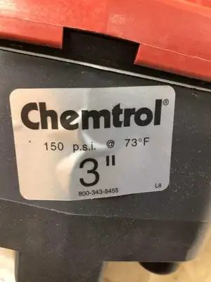 Chemtrol G45CD E Manual 3″ Spigot PVC Diaphragm Valve 150PSI -NIB