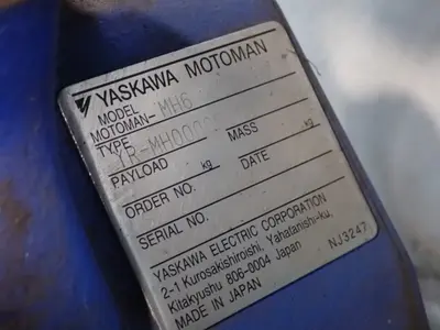USED 2012 YASKAWA MOTOMAN MH6