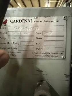 Used 2007 CARDINAL Nifty -150 Tumble Shot Blaster (Tumblast) US | U.S. Asset Exchange LLC #1318058