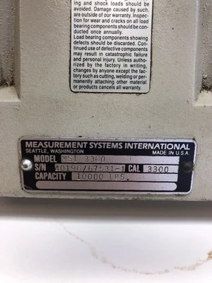 USED Measurement Systems International MSI 3360
