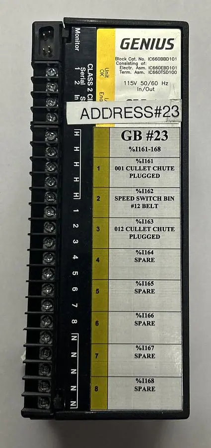 USED GE FANUC IC660BBD101